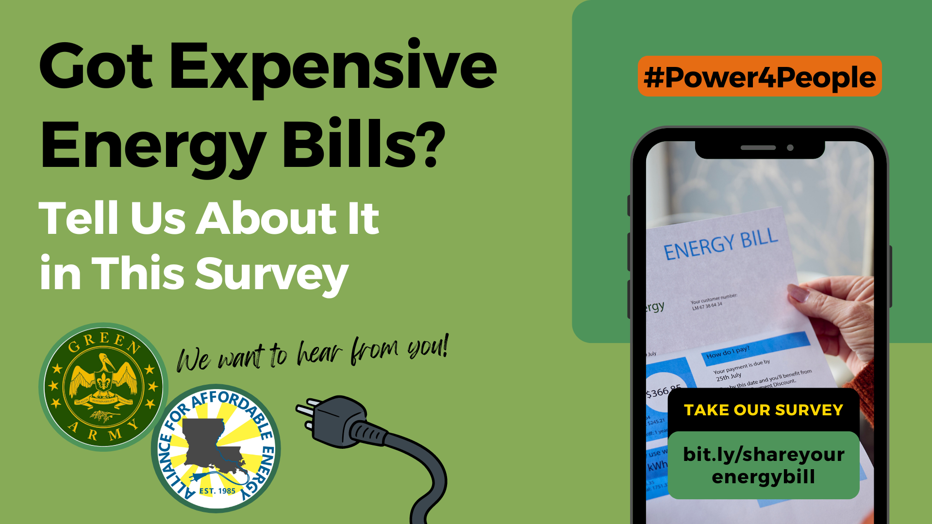 Got Expensive Energy Bills? Tell Us About It in This Survey