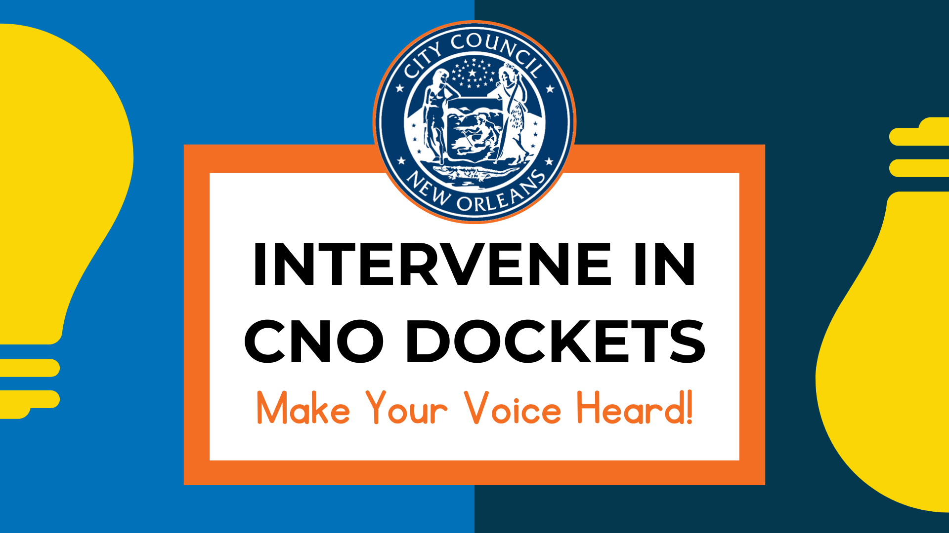 Engaging with CNO Dockets