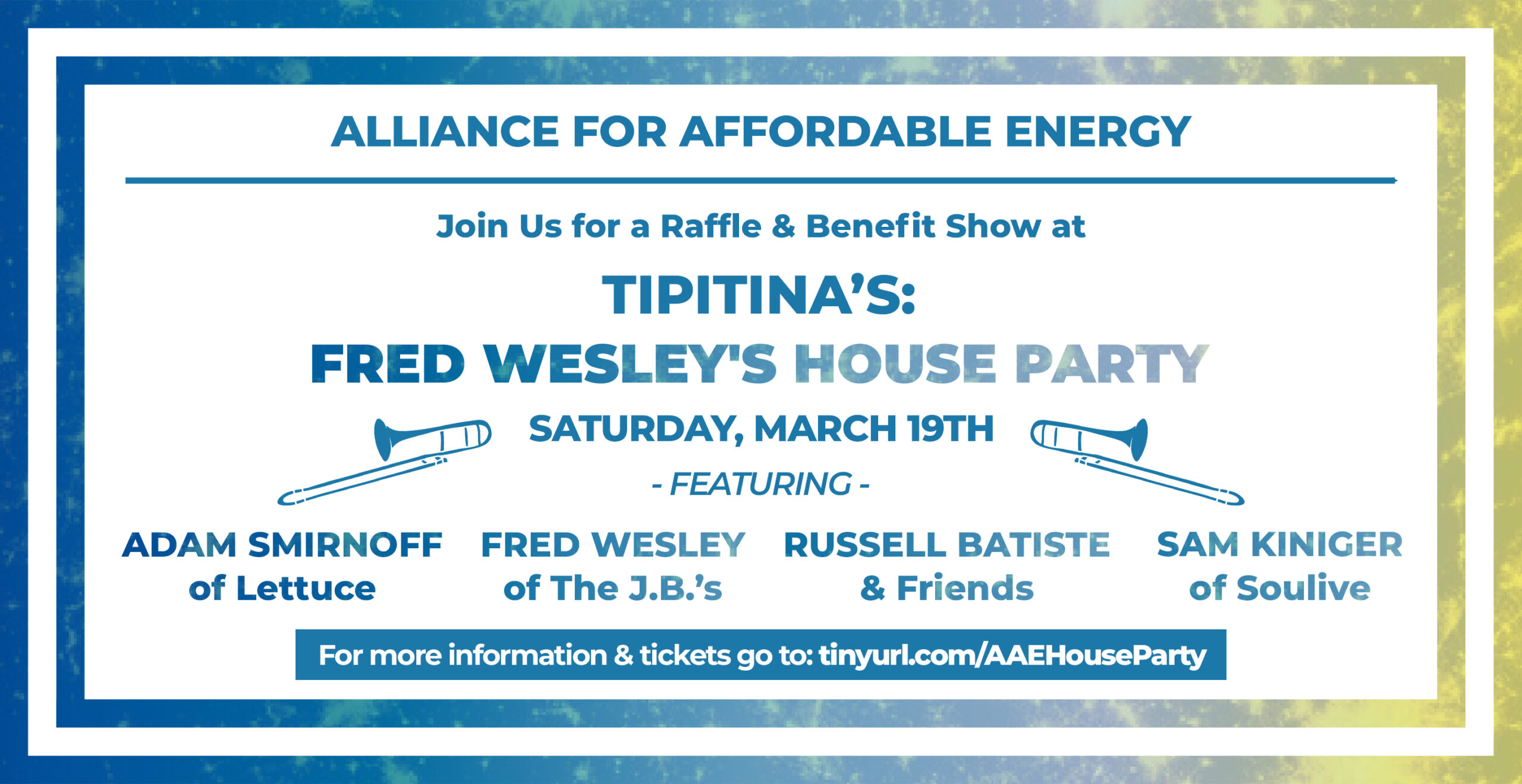 Save the Date! Join The Alliance for a Benefit Show & Raffle at Tipitina’s