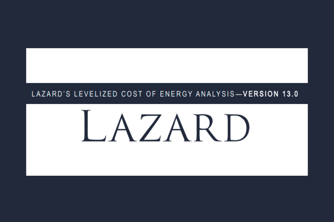 Wind and solar kill coal and nuclear on costs, says latest Lazard report