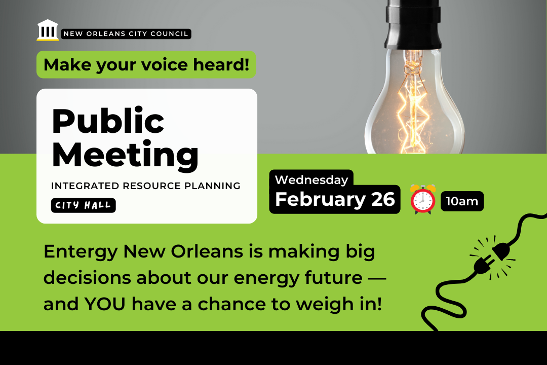 Your Input is Needed on Entergy’s Plans for Our Future